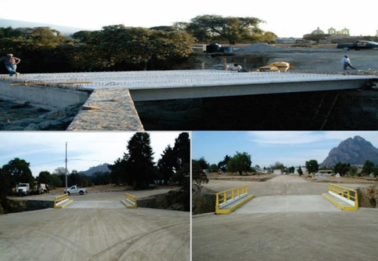 Puente vehicular en Calle 21 de Marzo (Barranca Apanco)