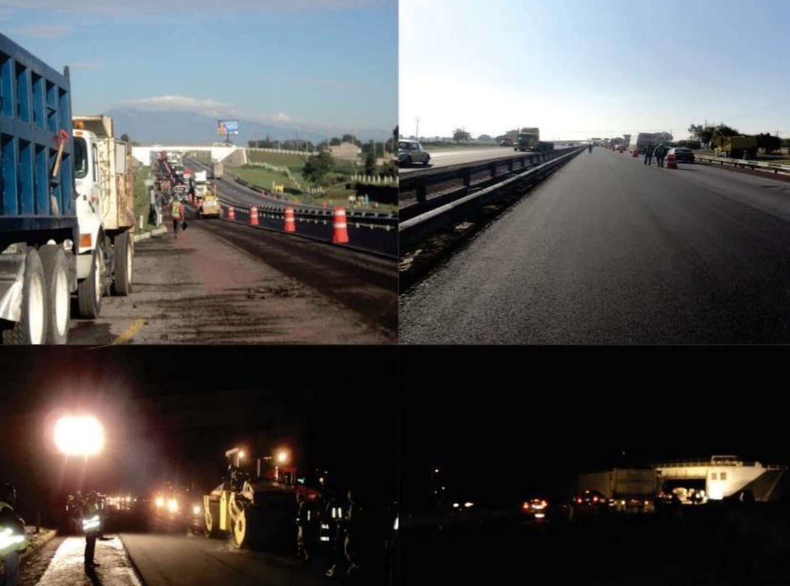 Tratamiento superficial de a base de fresado y reposición de carpeta de 5 cm.