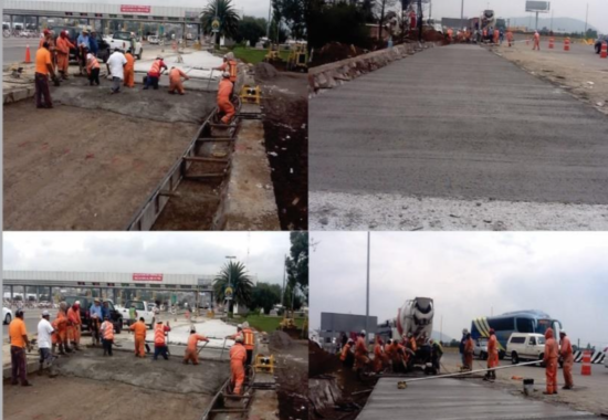 Adecuación Geométrica de Carriles Express lave en San Marcos